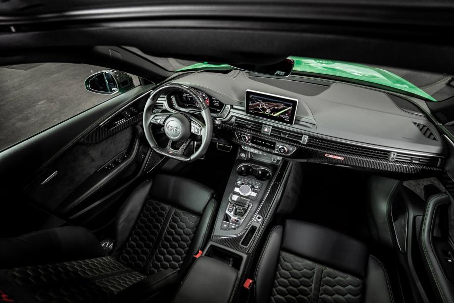 Торпедо Audi RS4+ Gloss Green by ABT (B9) 2019 года  (фото 12 из 16)